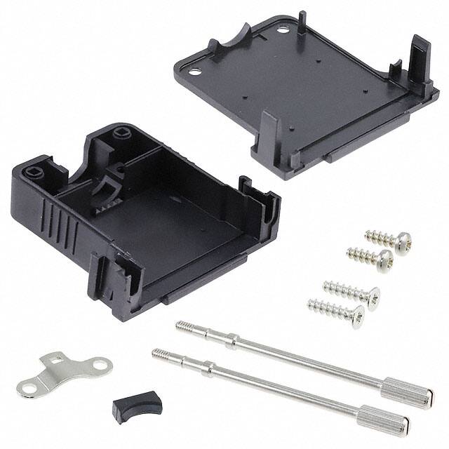 165X03329A Conec  Carcasas traseras para conectores D-Sub en forma de D